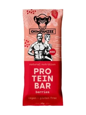 CHIMPANZEE - Bio Protein Bar Berries 45g Sleva