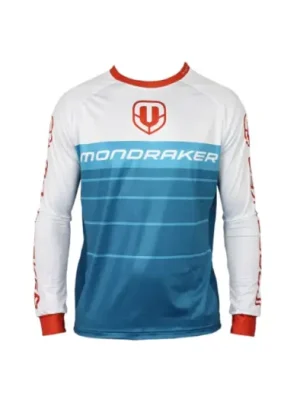 Cenově Výhodný MONDRAKER Jersey long, petrol/white/red S