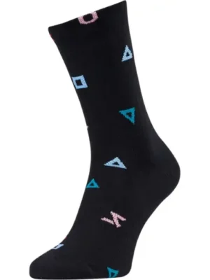 Finální Výprodej SILVINI - ponožky cyklistické DOGANA black-turquoise 36-38
