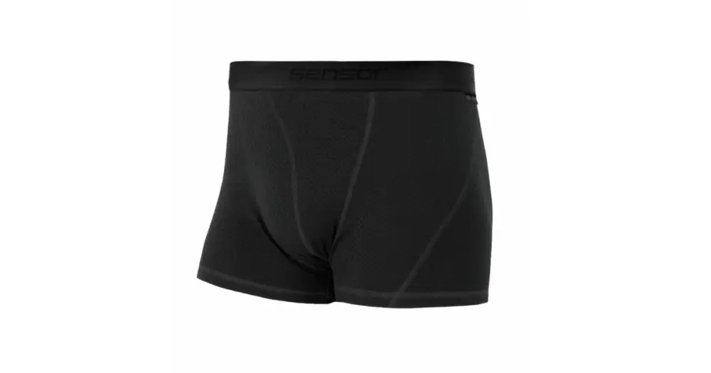 SENSOR - trenky MERINO DF černá M Akce