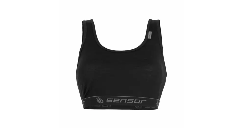SENSOR - podprsenka MERINO ACTIVE černá M Nejlepší Volba