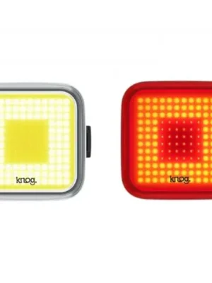 Akční Nabídka KNOG - set přední a zadní blikačka Twinpack Square černá
