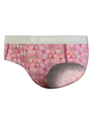 Cenový Hit SENSOR - dámské kalhotky MERINO IMPRESS lilla/pattern S