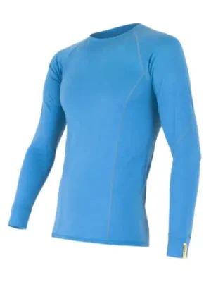Vysoce Kvalitní SENSOR - pánské triko dl.rukáv MERINO ACTIVE modrá