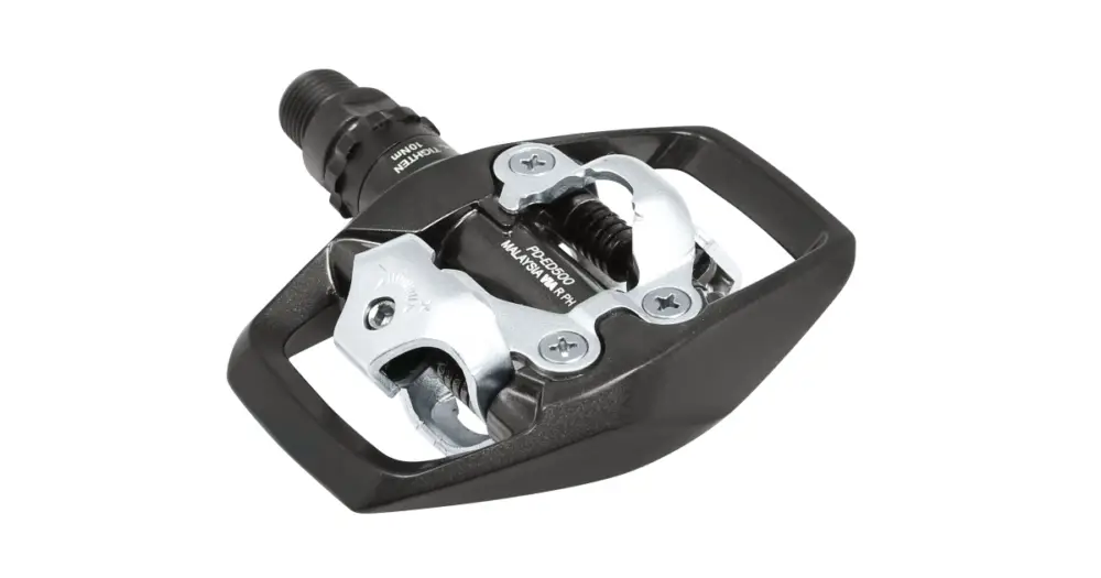Nakupujte Hned SHIMANO - pedály MTB PD-ED500 SM-SH56 černé