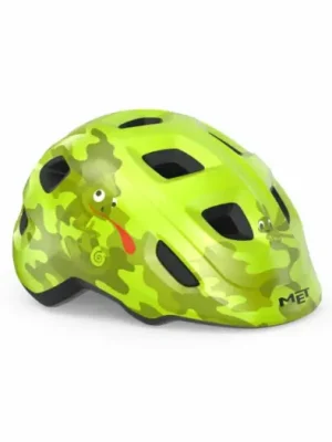 MET - dětská helma Hooray zelená chameleon lesklá XS 46-52 Ověřený
