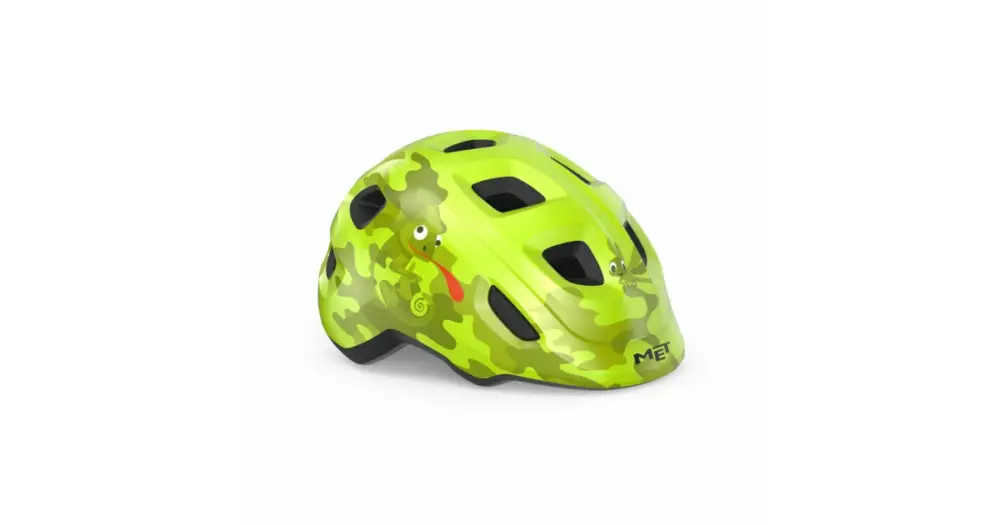 MET - dětská helma Hooray zelená chameleon lesklá XS 46-52 Ověřený