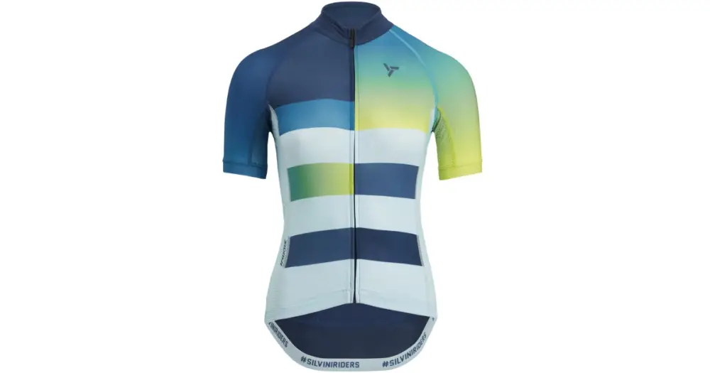 Levný SILVINI - dres Mazzana navy-turquoise XL