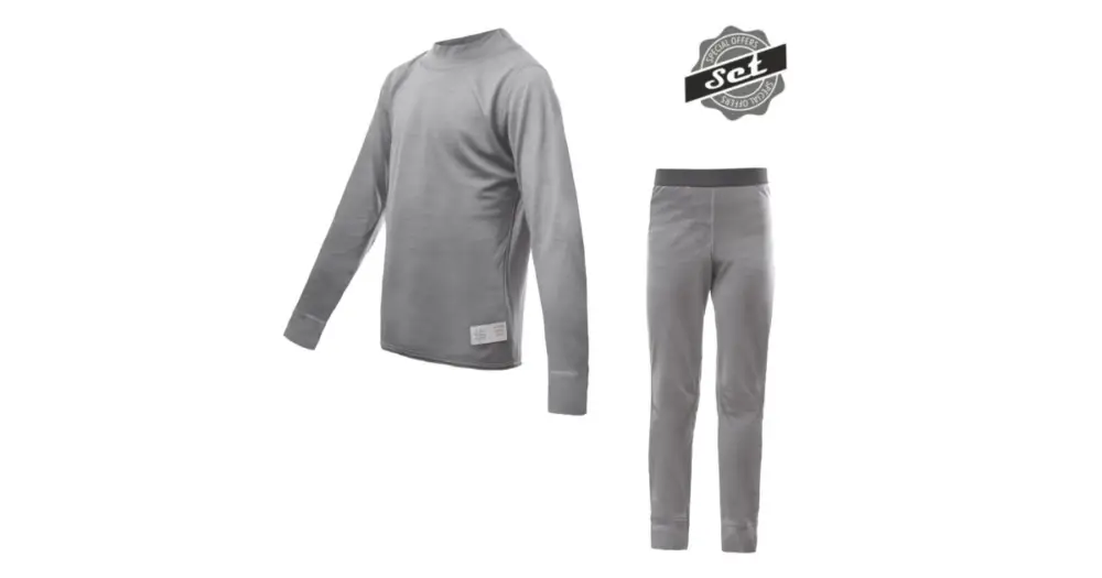 SENSOR - set triko + spodky MERINO ACTIVE šedá 150 Přímo Od Výrobce