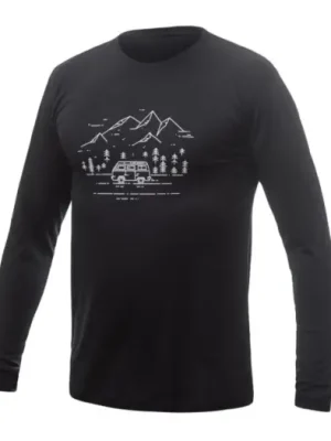 SENSOR - triko SENSOR MERINO ACTIVE PT VAN LIFE černá L Bezpečná Platba