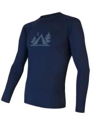 Ihned K Objednání SENSOR - triko MERINO DF CAMP tmavě modrá XL