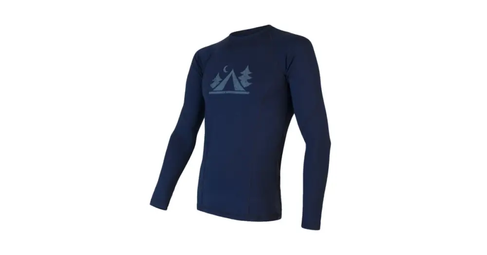 Ihned K Objednání SENSOR - triko MERINO DF CAMP tmavě modrá XL