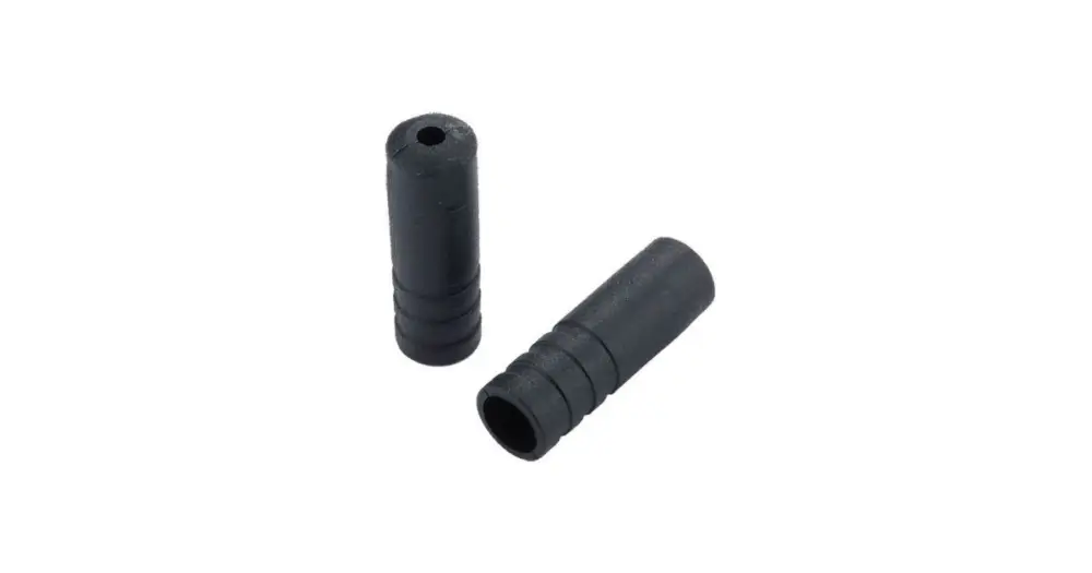 JAGWIRE - koncovka přehazovacího bowdenu 4 mm open černá plastová (1 ks) Originální