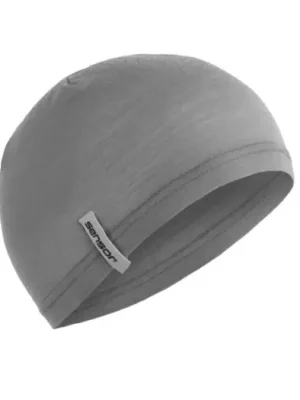 Novinka SENSOR - čepice MERINO ACTIVE UNDER šedá