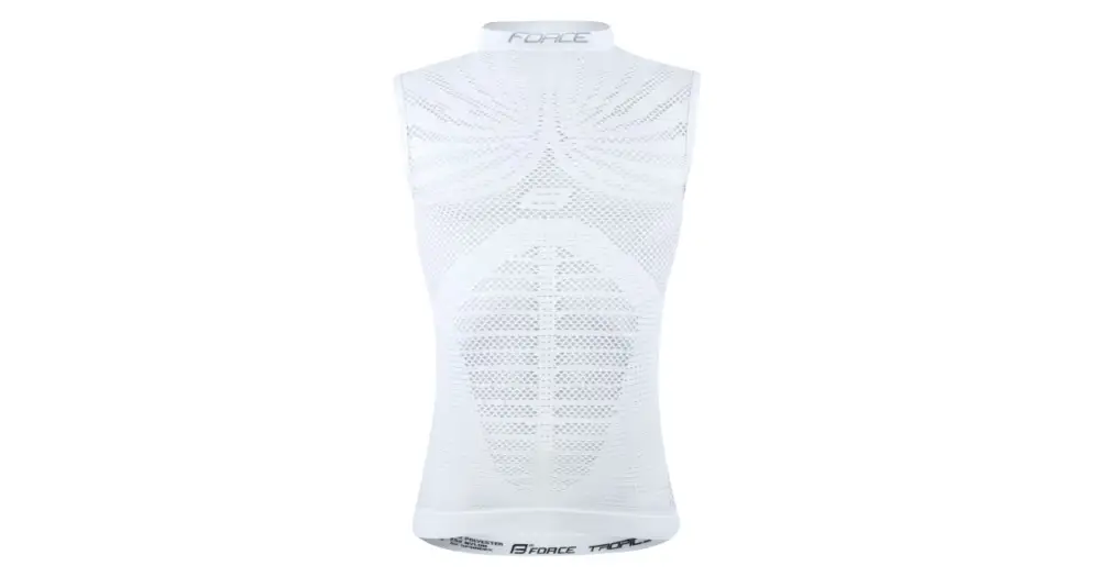 FORCE - triko TROPIC bez rukávů,bílé 2XL-3XL Sleva