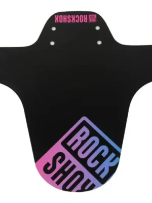 Originální ROCK SHOX - blatník přední MTB černý s Pink/Blue Fade potiskem
