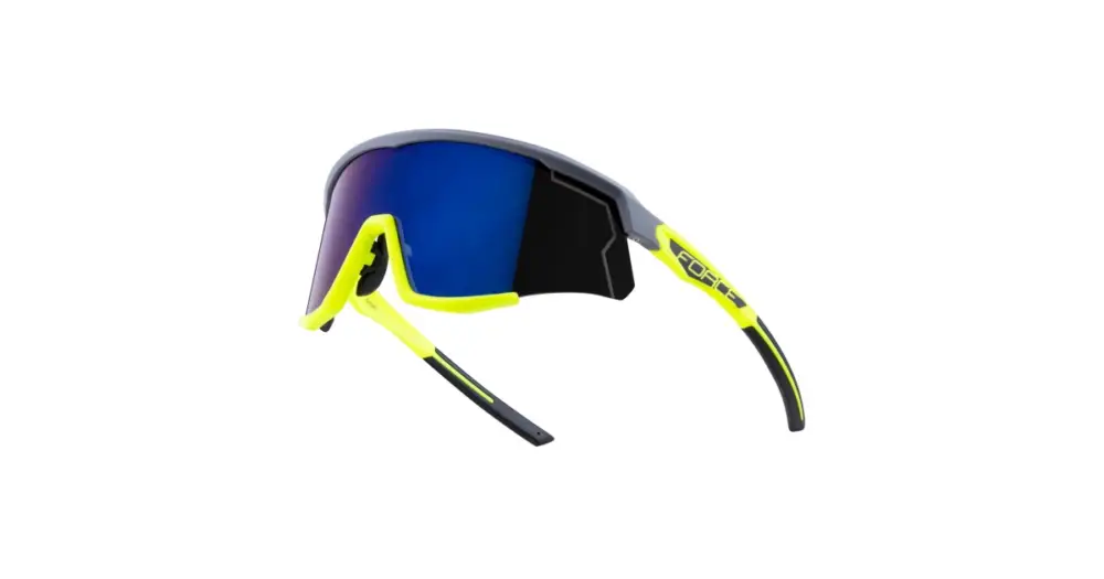 Originální FORCE - brýle SONIC šedo-fluo, modro-fial. zrc. skla