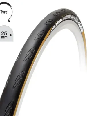 TUFO - silniční plášť Comtura Duon, 25Cx700 mm, černá / béžová, skládací Finální Výprodej