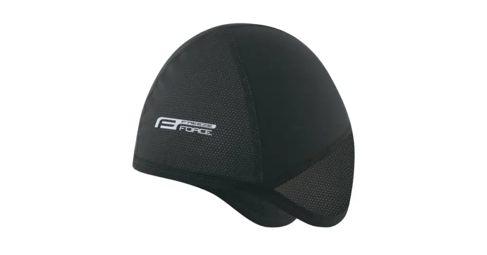 FORCE - čepice pod přilbu FREEZE zimní, černá Cenově Výhodný