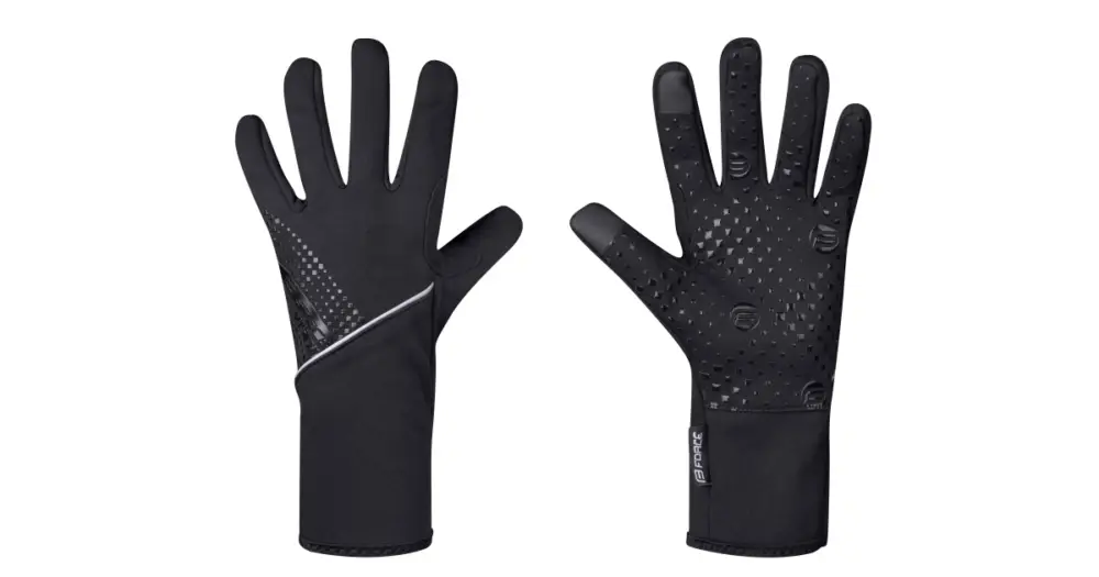 FORCE - rukavice Vision softshell, černé Ihned K Objednání