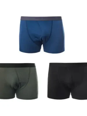 Sleva SENSOR - pánské trenky MERINO AIR 3-PACK černá/tm.modrá/olive L