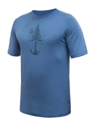 Ověřený SENSOR - pánské triko MERINO AIR EARTH riviera blue