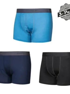 Víkendová Akce SENSOR - trenky MERINO ACTIVE 3 balení černá/modrá XL