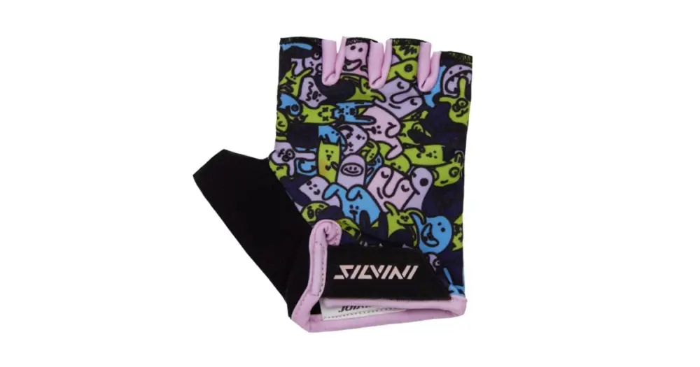 Akce SILVINI - dětské rukavice Locri růžová/zelená