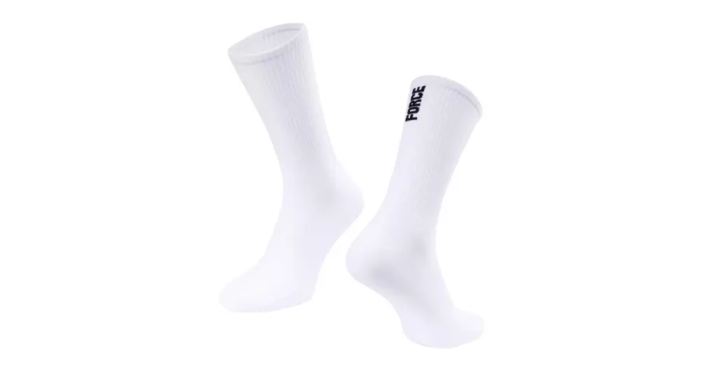 Must-Have FORCE - ponožky Longer Slim bílá S-M (36-41)