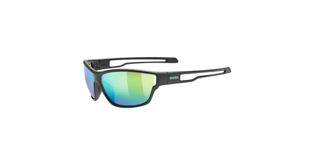 UVEX - brýle Sportstyle 806 Black Matt/Mirror Green Oblíbený