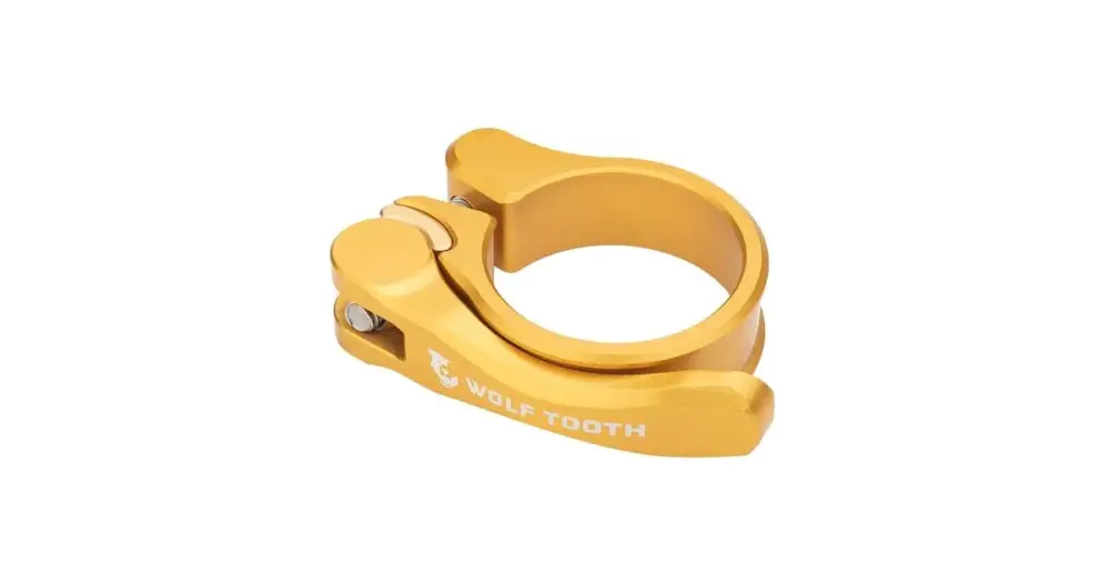 WOLF TOOTH - sedlová objímka 34.9mm zlatá rychloupínák Koupit Online
