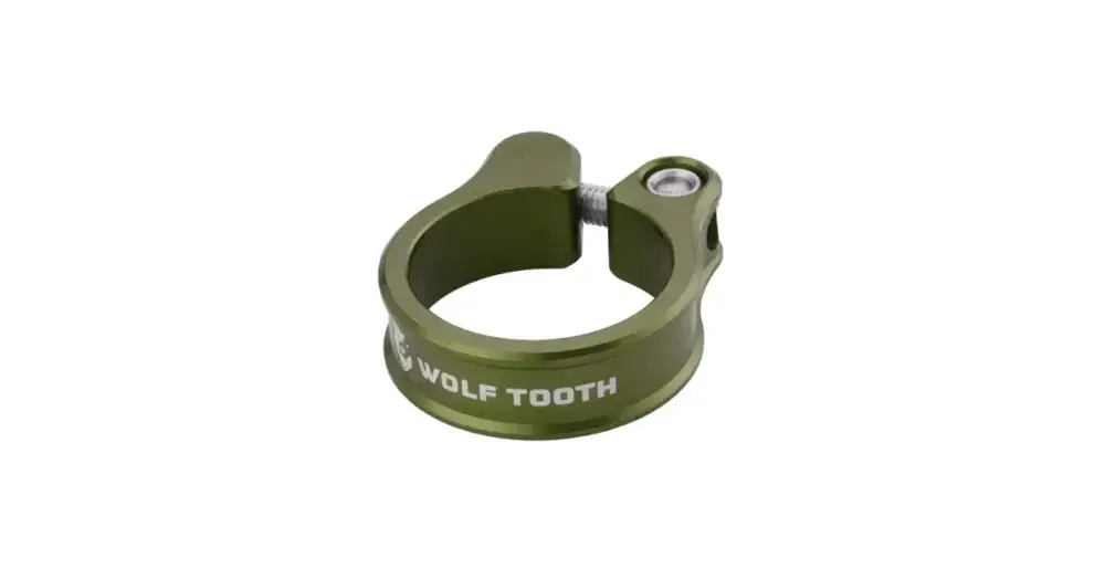 Levný WOLF TOOTH - sedlová objímka 34.9mm tmavě zelená