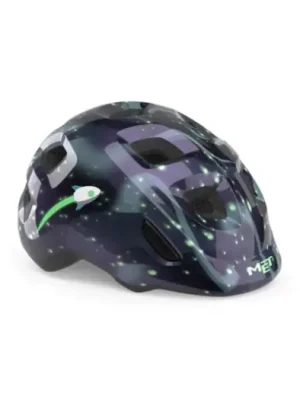 MET - dětská helma Hooray Space glow in the dark černá (52-55) Akční Cena