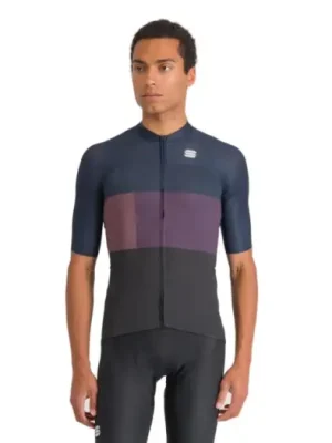 SPORTFUL - dres Snap jersey, black galaxy blue 3XL Objednat Nyní