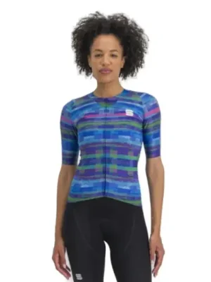 Tovární Cena SPORTFUL - dámský dres Glitch w bomber jersey, multicolor blue S