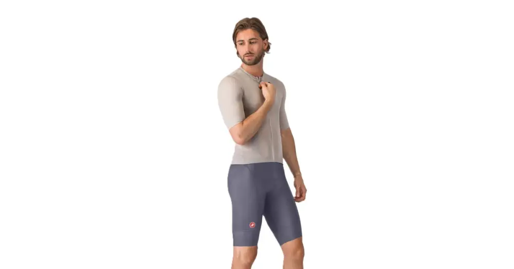 Super Cena CASTELLI - pánské kraťasy s laclem Competizione 2 šedá XXL