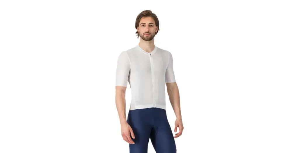 CASTELLI - pánský dres Espresso 2 bílá M Výprodej
