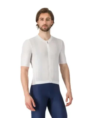 Speciální Cena CASTELLI - pánský dres Espresso 2 bílá XL