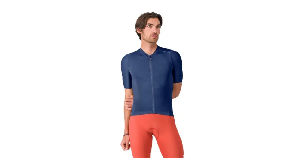 Výprodej CASTELLI - pánský dres Espresso 2 modrá XL
