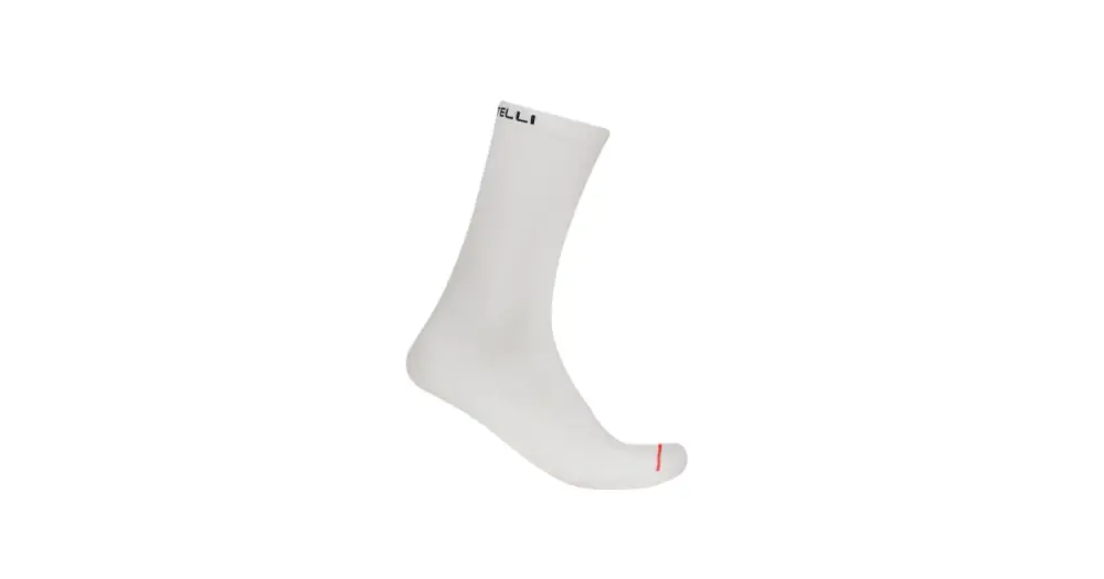 Autentický CASTELLI - ponožky A/C 18 bílá L/XL