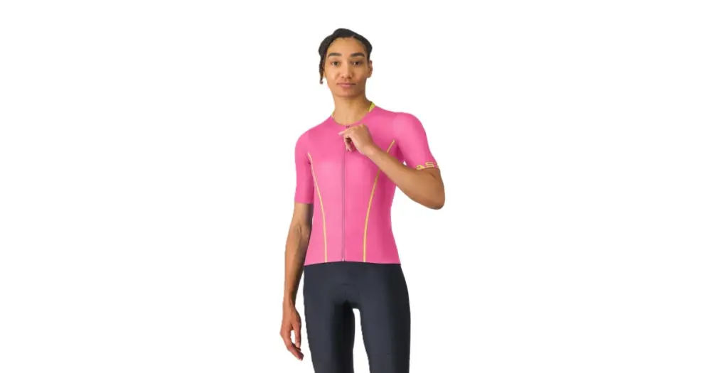 Aktuální CASTELLI - dámský dres Anima Flow růžová M
