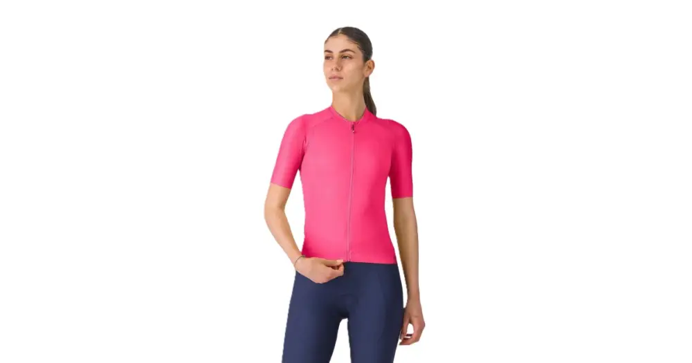 Novinka CASTELLI - dámský dres Espresso 2 W růžová