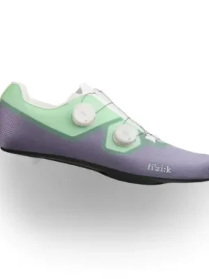 FIZIK - silniční tretry Tempo Lyra fialová/zelená 41,5 Nová Kolekce