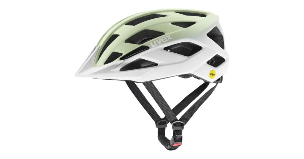 UVEX - helma I-VO 2 MIPS bílá/zelená 56-60 cm Top Prodej