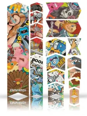 Značkový Ochranná fólie na rám Riesel Tape 3000, Stickerbomb