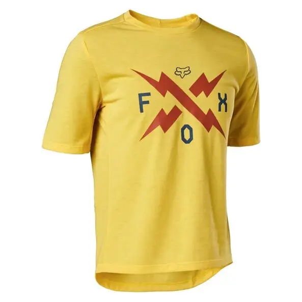Dětský dres Fox Yth Ranger Dr Ss Jersey, Pearl yellow Must-Have