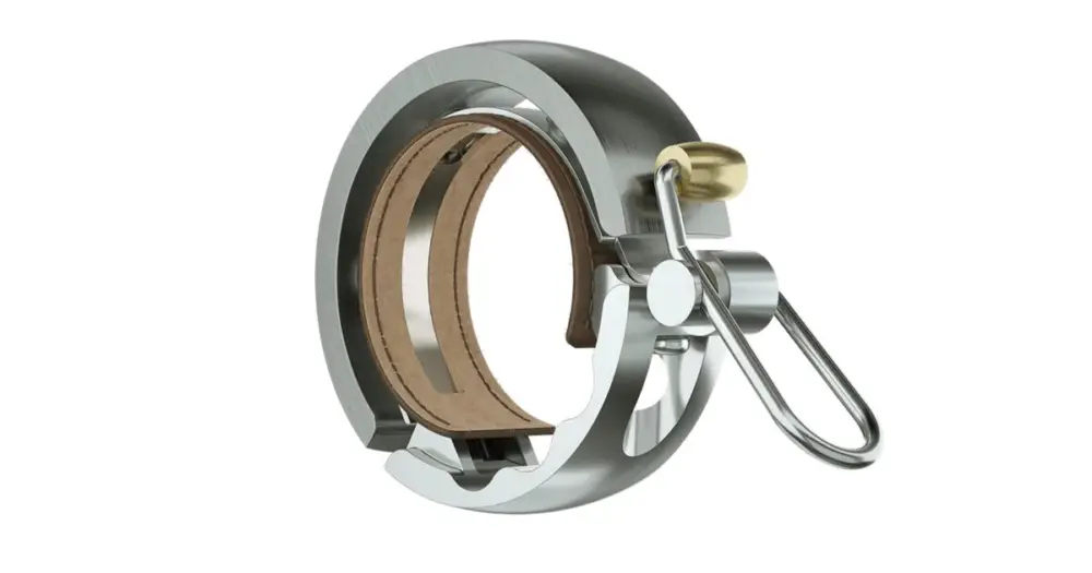 Zvonek Knog Oi Luxe Large, stříbrná Nejlepší Volba