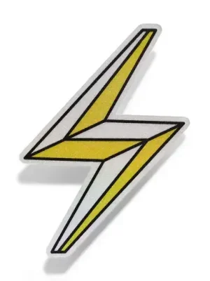 Reflexní samolepka na helmu Thousand, Lighting Bolt Poslední Šance