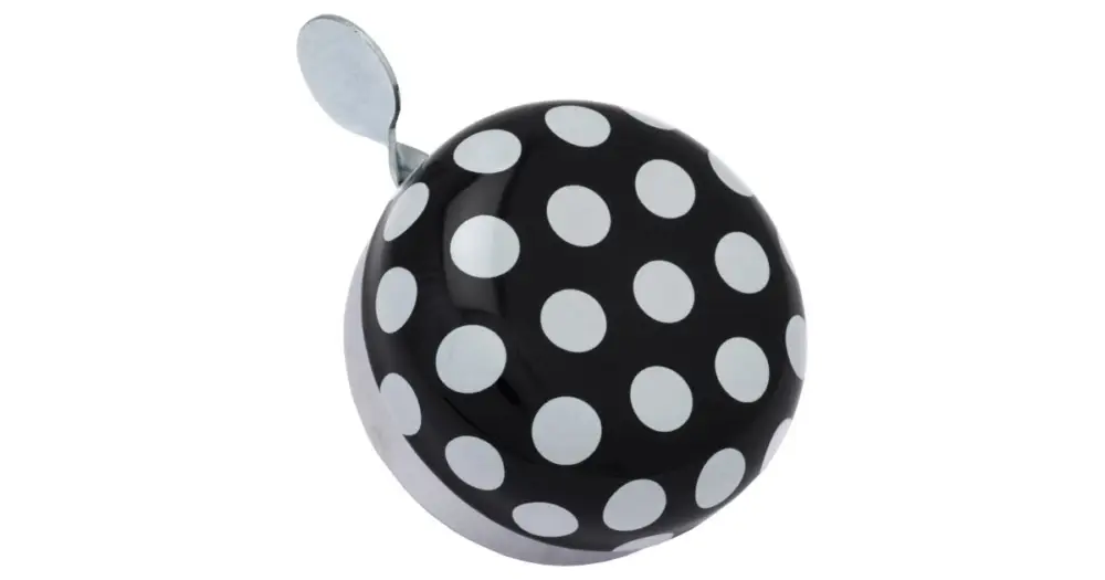 Speciální Cena Zvonek na kolo Liix Mini Ding Dong Big Dots White