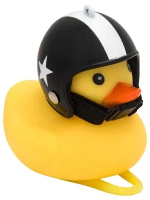 Hit Sezóny Zvonek na kolo Liix Deko Duck Racing Stripe Black